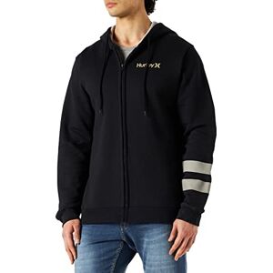 Hurley Herr M Oceancare O&o fleece sweatshirt med dragkedja, svart, S Hurley Herr M Oceancare O&o fleece sweatshirt med dragkedja, svart, S