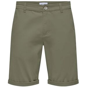 Only & Sons ONSPETER Life regular 0013 shorts NOOS, Djupt ljus grön, M Only & Sons ONSPETER Life regular 0013 shorts NOOS, Djupt ljus grön, M