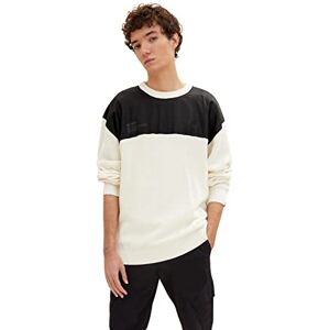 TOM TAILOR Denim Herr Tröja med nylon 1033755, 10338 Soft Light Beige, XXL TOM TAILOR Denim Herr Tröja med nylon 1033755, 10338 Soft Light Beige, XXL