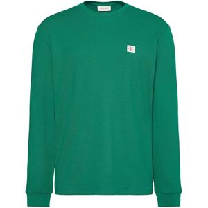 Calvin herr Ls våffelbricka Crewnk Tee Lv040Em217 t-shirts, grön, L Calvin herr Ls våffelbricka Crewnk Tee Lv040Em217 t-shirts, grön, L