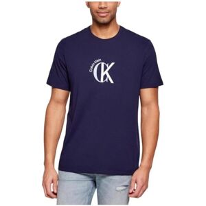 Calvin Herr SS 30S WHSL CKJ 2TONE CK grafisk LV14RE829G grafiska t-shirts, lila (marinblå), XS, Lila (havsblå), XS Calvin Herr SS 30S WHSL CKJ 2TONE CK grafisk LV14RE829G grafiska t-shirts, lila (marinblå), XS, Lila (havsblå), XS