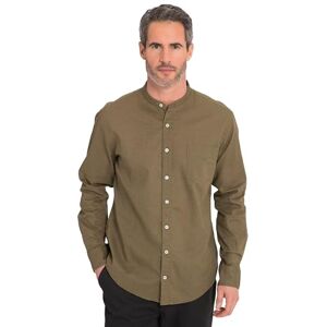 JP 1880 herr, stora storlekar, herrkläder, L-8XL, JP1880, skjorta, långärmad, linnemix, ståkrage, modern passform, upp till 8 XL 790394, tallgrön, 5XL JP 1880 herr, stora storlekar, herrkläder, L-8XL, JP1880, skjorta, långärmad, linnemix, ståkrage, modern passform, upp till 8 XL 790394, tallgrön, 5XL