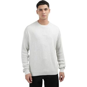 Calvin jeans herr MONOLOGO tröja J30J325671, pullover tröja, grå, L, Grå (elfenbensgrå ljung), L Calvin jeans herr MONOLOGO tröja J30J325671, pullover tröja, grå, L, Grå (elfenbensgrå ljung), L