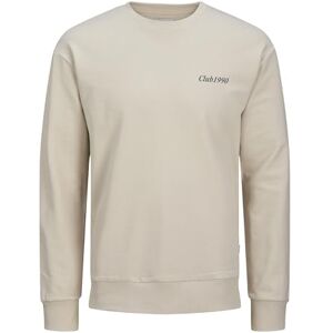 JACK & JONES JACK&JONES JJEBRADLEY Graphic Sweat Crew NOOS, Moonbeam, XS JACK & JONES JACK&JONES JJEBRADLEY Graphic Sweat Crew NOOS, Moonbeam, XS