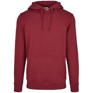Urban Classics Organic Basic Hoody Huvtröja för män svart basics, hållbarhet, streetwear, Burgund, M Urban Classics Organic Basic Hoody Huvtröja för män svart basics, hållbarhet, streetwear, Burgund, M