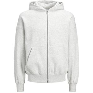 JACK & JONES Jjeurban Edge Sweat Zip Hood Noos Tröja, Melange Vit, XL Herr, Vit melange, XL JACK & JONES Jjeurban Edge Sweat Zip Hood Noos Tröja, Melange Vit, XL Herr, Vit melange, XL