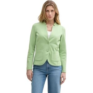 TOM TAILOR dam basic Ottoman blazer med fickor, 37116 – äkta grön, M TOM TAILOR dam basic Ottoman blazer med fickor, 37116 – äkta grön, M
