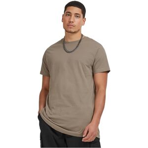 Urban Classics herr T-tröja Shaped Long Tee, Grön (armégrön), XS Urban Classics herr T-tröja Shaped Long Tee, Grön (armégrön), XS
