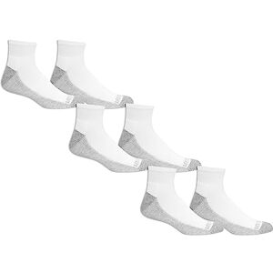 Fruit of the Loom Casual strumpa (6-pack) herr, Vit (grå sula), 38-46 EU Fruit of the Loom Casual strumpa (6-pack) herr, Vit (grå sula), 38-46 EU