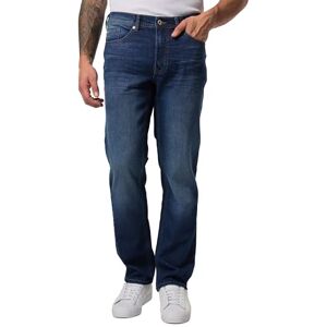 JP 1880 herr, rak passform, återvunna flaskor jeans, Mörkblå denim, 33W / 32L JP 1880 herr, rak passform, återvunna flaskor jeans, Mörkblå denim, 33W / 32L