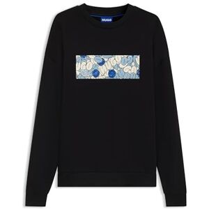 HUGO Neprix sweatshirt för män, 001svart, L HUGO Neprix sweatshirt för män, 001svart, L