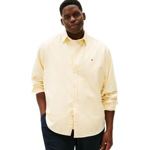 Tommy Hilfiger Män BT Solid Heritage OXF RF tröja MW0MW43023 L/S skjorta, gul, 3XL_Plus, Gul (morgonsida gul), 3XL Tommy Hilfiger Män BT Solid Heritage OXF RF tröja MW0MW43023 L/S skjorta, gul, 3XL_Plus, Gul (morgonsida gul), 3XL