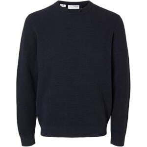 SELECTED HOMME SELETED HOMME SLHROSS LS stickad struktur crew neck NOOS, Mörk safir, S SELECTED HOMME SELETED HOMME SLHROSS LS stickad struktur crew neck NOOS, Mörk safir, S