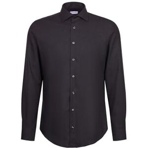 Seidensticker Silkesdekal 845321, smal passform långärmad affärsskjorta, 38, GRÅ, 38 SE Seidensticker Silkesdekal 845321, smal passform långärmad affärsskjorta, 38, GRÅ, 38 SE