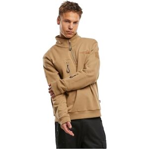 Brandit Tactical Sweat Troyer Huvtröja för män, Kamel, XXL Brandit Tactical Sweat Troyer Huvtröja för män, Kamel, XXL