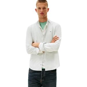Tommy Jeans Herr TJM Slim Stripe Oxford Shirt EXT DM0DM20668, grön, XXL, Grön (Molnig Jaderandig), XXL Tommy Jeans Herr TJM Slim Stripe Oxford Shirt EXT DM0DM20668, grön, XXL, Grön (Molnig Jaderandig), XXL