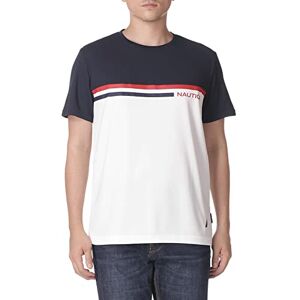 Nautica Navtech Colorblock T-shirt för män, Marinblått Xsp, 3XL Nautica Navtech Colorblock T-shirt för män, Marinblått Xsp, 3XL