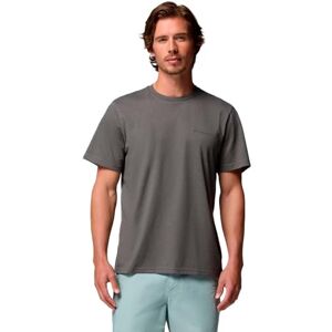 Columbia Basic kortärmad T-shirt för män, antracit HTHR, XL Columbia Basic kortärmad T-shirt för män, antracit HTHR, XL