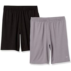 Amazon Essentials herr prestanda tech lös passform shorts (finns i stora och långa), paket med 2, svart/grå, 3X-Large Big Amazon Essentials herr prestanda tech lös passform shorts (finns i stora och långa), paket med 2, svart/grå, 3X-Large Big