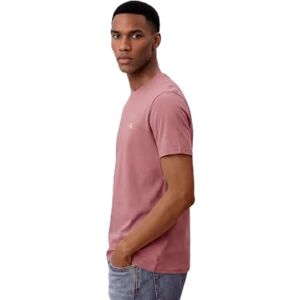 Calvin SS Classic Monogram Tee Lv04rd254g T-shirts, Röd (Lysande Rosa), XXL för män Calvin SS Classic Monogram Tee Lv04rd254g T-shirts, Röd (Lysande Rosa), XXL för män