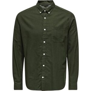 Only & Sons Onsroad Life Reg Melange Ls skjorta långärmad skjorta, Russin, L Only & Sons Onsroad Life Reg Melange Ls skjorta långärmad skjorta, Russin, L