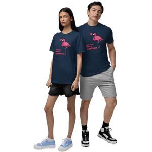 REPUBLIC OF CALIFORNIA Unisex URCTS043-XL-NA single-and-ready-to-flamingo-T-shirt marinblå, XL, Marin, XL REPUBLIC OF CALIFORNIA Unisex URCTS043-XL-NA single-and-ready-to-flamingo-T-shirt marinblå, XL, Marin, XL