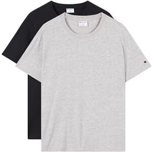 Champion Legacy för män – ikoner 2-pack rund hals t-shirt, grå (EM021), S, Grå (Em021), S Champion Legacy för män – ikoner 2-pack rund hals t-shirt, grå (EM021), S, Grå (Em021), S