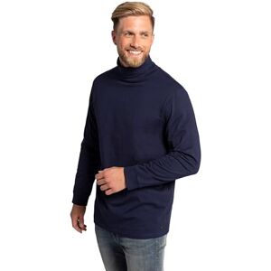 JP 1880 herrstora storlekar överdimensionerade herrkläder L-8XL polotröja skjorta, basic, jersey, långa ärmar 723303, Mörker marin, L JP 1880 herrstora storlekar överdimensionerade herrkläder L-8XL polotröja skjorta, basic, jersey, långa ärmar 723303, Mörker marin, L