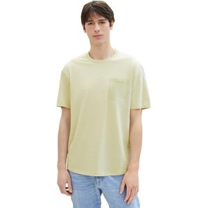 TOM TAILOR Denim T-shirt för män, 34988 – Grön melange miniränder, M TOM TAILOR Denim T-shirt för män, 34988 – Grön melange miniränder, M