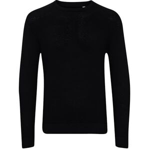 CASUAL FRIDAY Ledig Friday CFKarlo strukturerad crew neck stickad herr stickad tröja finstickad tröja med rund hals, Antracit svart (194007), S CASUAL FRIDAY Ledig Friday CFKarlo strukturerad crew neck stickad herr stickad tröja finstickad tröja med rund hals, Antracit svart (194007), S