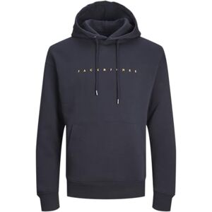 JACK & JONES Jjestar Jj Sweat Hood Noos Pls Huvtröja, Mörkblå, 6XL plus size JACK & JONES Jjestar Jj Sweat Hood Noos Pls Huvtröja, Mörkblå, 6XL plus size