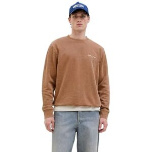 JACK & JONES Jjedover Print Sweat Crew Neck, Munkar rock, XL JACK & JONES Jjedover Print Sweat Crew Neck, Munkar rock, XL