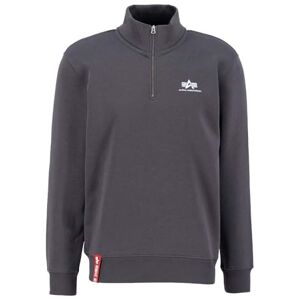Alpha Industries tröja med halv dragkedja SL Sweatshirt för män Vintage Grey Alpha Industries tröja med halv dragkedja SL Sweatshirt för män Vintage Grey