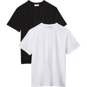 Calvin Herr SS Classic Monogram TEE 2PK LV04RD001G T-shirts, Multi (svart/höger vit), XXL_Plus, Multi (svart/höger vit), XXL Calvin Herr SS Classic Monogram TEE 2PK LV04RD001G T-shirts, Multi (svart/höger vit), XXL_Plus, Multi (svart/höger vit), XXL