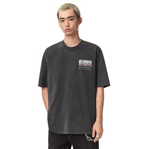 AllSaints Graphene SS Crew, tvättad svart, XS AllSaints Graphene SS Crew, tvättad svart, XS