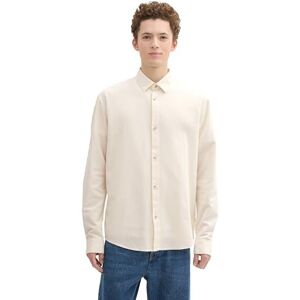 TOM TAILOR Denim herr 1042551 avslappnad passform skjorta av bomull, 10348 – Gardenia vit, XXL TOM TAILOR Denim herr 1042551 avslappnad passform skjorta av bomull, 10348 – Gardenia vit, XXL