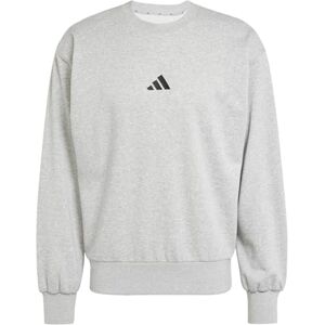 adidas Mezczyzni ESSENTIALS FEELCOZY FRENCH TERRY SWEATSHIRT, medium grey heather/black, M adidas Mezczyzni ESSENTIALS FEELCOZY FRENCH TERRY SWEATSHIRT, medium grey heather/black, M
