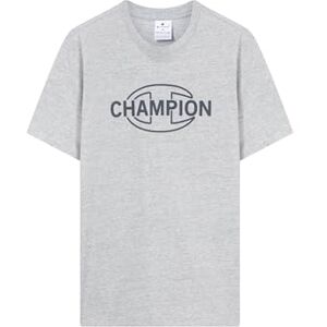 Champion Legacy män, grafisk rund hals t-shirt, M, grå, Grå, M Champion Legacy män, grafisk rund hals t-shirt, M, grå, Grå, M