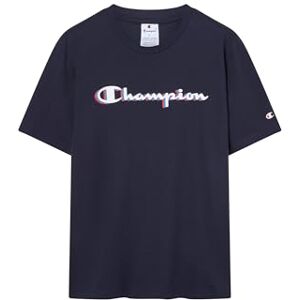 Champion Legacy Man för män – T-shirt med stor logotyp, blå, L, Blå (Bs501), L Champion Legacy Man för män – T-shirt med stor logotyp, blå, L, Blå (Bs501), L