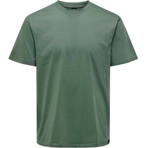Only & Sons Onsmax Life Ss Stitch Tee Noos t-shirt, Mörk skog, M Only & Sons Onsmax Life Ss Stitch Tee Noos t-shirt, Mörk skog, M
