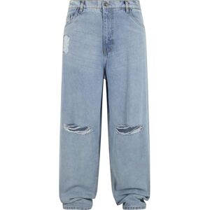 Urban Classics herr tung ounce Knee Cut baggy fit jeans byxor, Ny ljusblå tvättad, 36 SE Urban Classics herr tung ounce Knee Cut baggy fit jeans byxor, Ny ljusblå tvättad, 36 SE