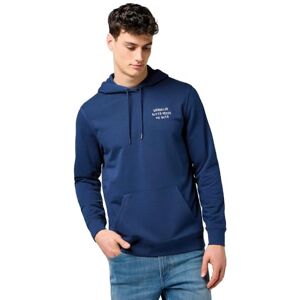 Wrangler Embroidery hoodie, marinblå, XXL Wrangler Embroidery hoodie, marinblå, XXL