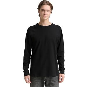 TOM TAILOR Denim herr långärmad t-shirt, 29999 Svart, XXL TOM TAILOR Denim herr långärmad t-shirt, 29999 Svart, XXL