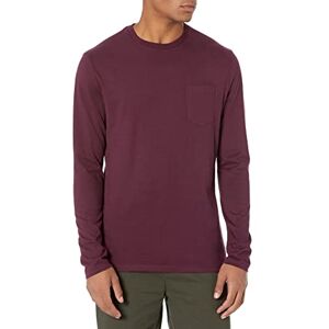 Amazon Essentials mäns Slim-Fit långärmad t-shirt, vinröd, X-Small Amazon Essentials mäns Slim-Fit långärmad t-shirt, vinröd, X-Small
