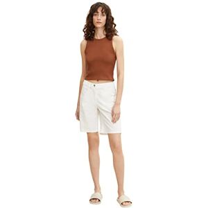TOM TAILOR Damer Chino Bermuda shorts 1031730, 10315 Whisper White, 32 TOM TAILOR Damer Chino Bermuda shorts 1031730, 10315 Whisper White, 32