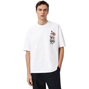 AllSaints Blade SS Crew, optisk vit, L AllSaints Blade SS Crew, optisk vit, L