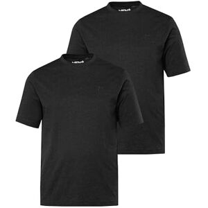 Men Plus Män Plus herr stora storlekar överdimensionerade herrkläder L-8XL herr + t-shirt, basic, 2-pack, halv ärm, rund hals, upp till 8 XL 836285, svart, 3XL Men Plus Män Plus herr stora storlekar överdimensionerade herrkläder L-8XL herr + t-shirt, basic, 2-pack, halv ärm, rund hals, upp till 8 XL 836285, svart, 3XL