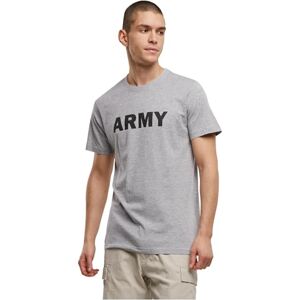 Brandit Army T-shirt för män, Grå melange, S Brandit Army T-shirt för män, Grå melange, S