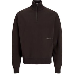 JACK & JONES JACK&JONES JORVESTERBRO stickad halv dragkedja, Choklad tårta, M JACK & JONES JACK&JONES JORVESTERBRO stickad halv dragkedja, Choklad tårta, M