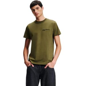 KARL LAGERFELD JEANS , Herr, Slim Kortärm Essential Logo T-Shirt, Slim Fit, Grön, M KARL LAGERFELD JEANS , Herr, Slim Kortärm Essential Logo T-Shirt, Slim Fit, Grön, M
